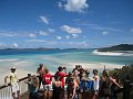  Group from our boat by Whitehaven beach