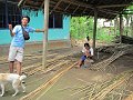  Local house, bamboo weaving