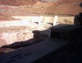  Cars coming slowly down to the dam on the Arizona side