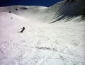  Raz leaning in to the turn coming down Cornice Bowl.