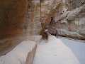  The Siq, Petra. Water distribution lines carved in the mountain side.