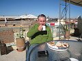  Breakfast on roof terrace, Riad Arabesca