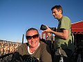  Many photographers at Cafe Glacier overlooking Djema El Fnaa