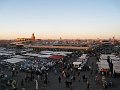  Djema El Fnaa at sunset